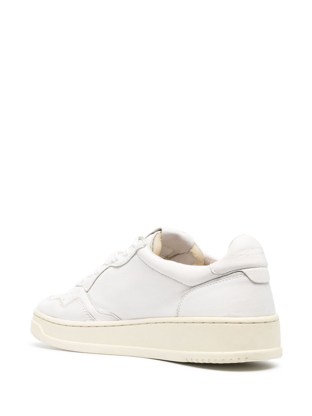 Autry MEDALIST LOW SNEAKERS IN WHITE LEATHER