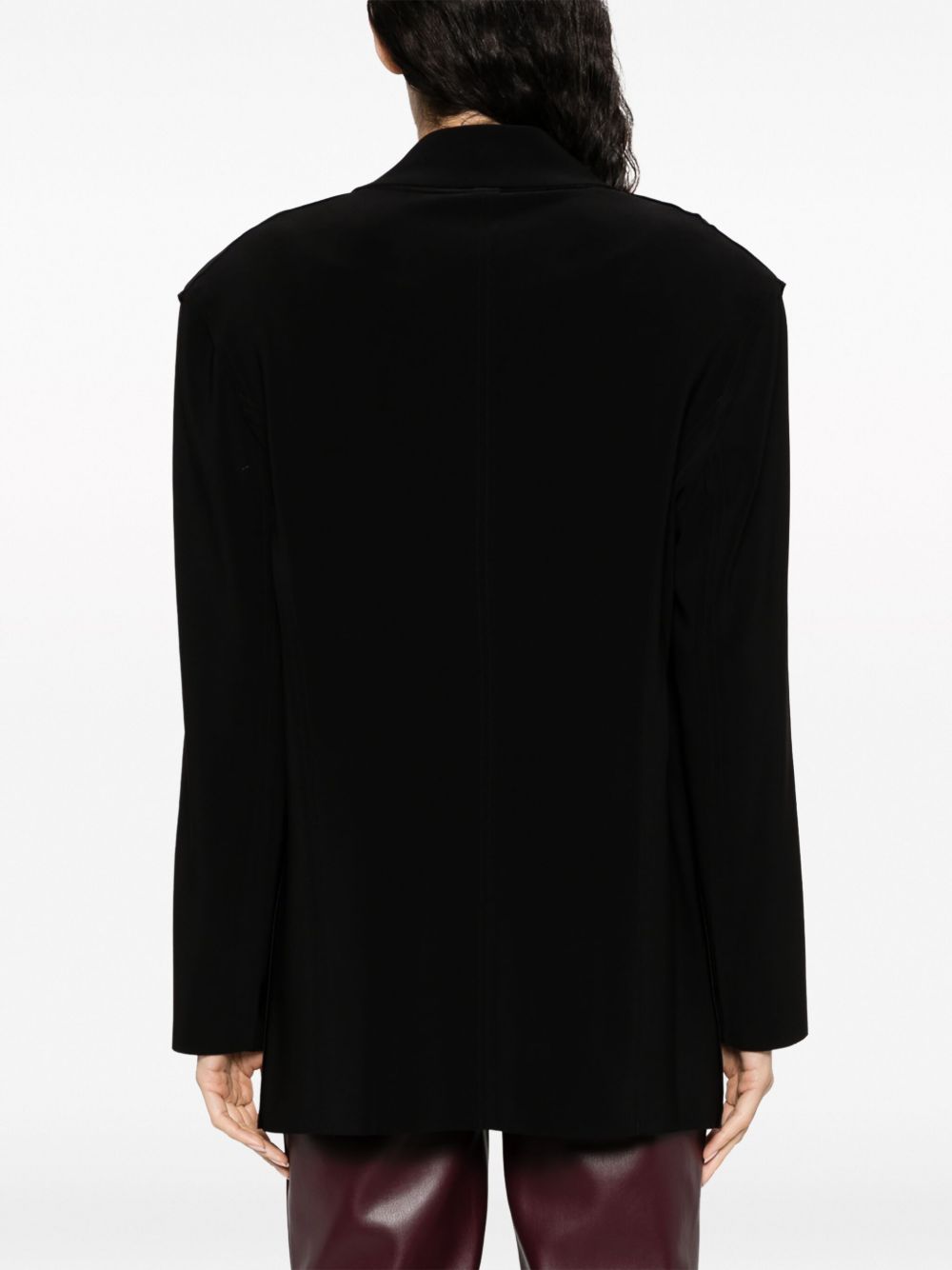 Norma Kamali Oversized single-breasted coat