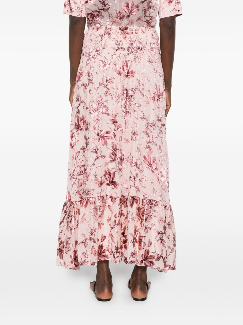 Alice + Olivia Printed maxi skirt