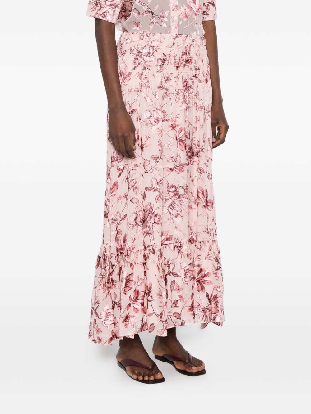 Alice + Olivia Printed maxi skirt