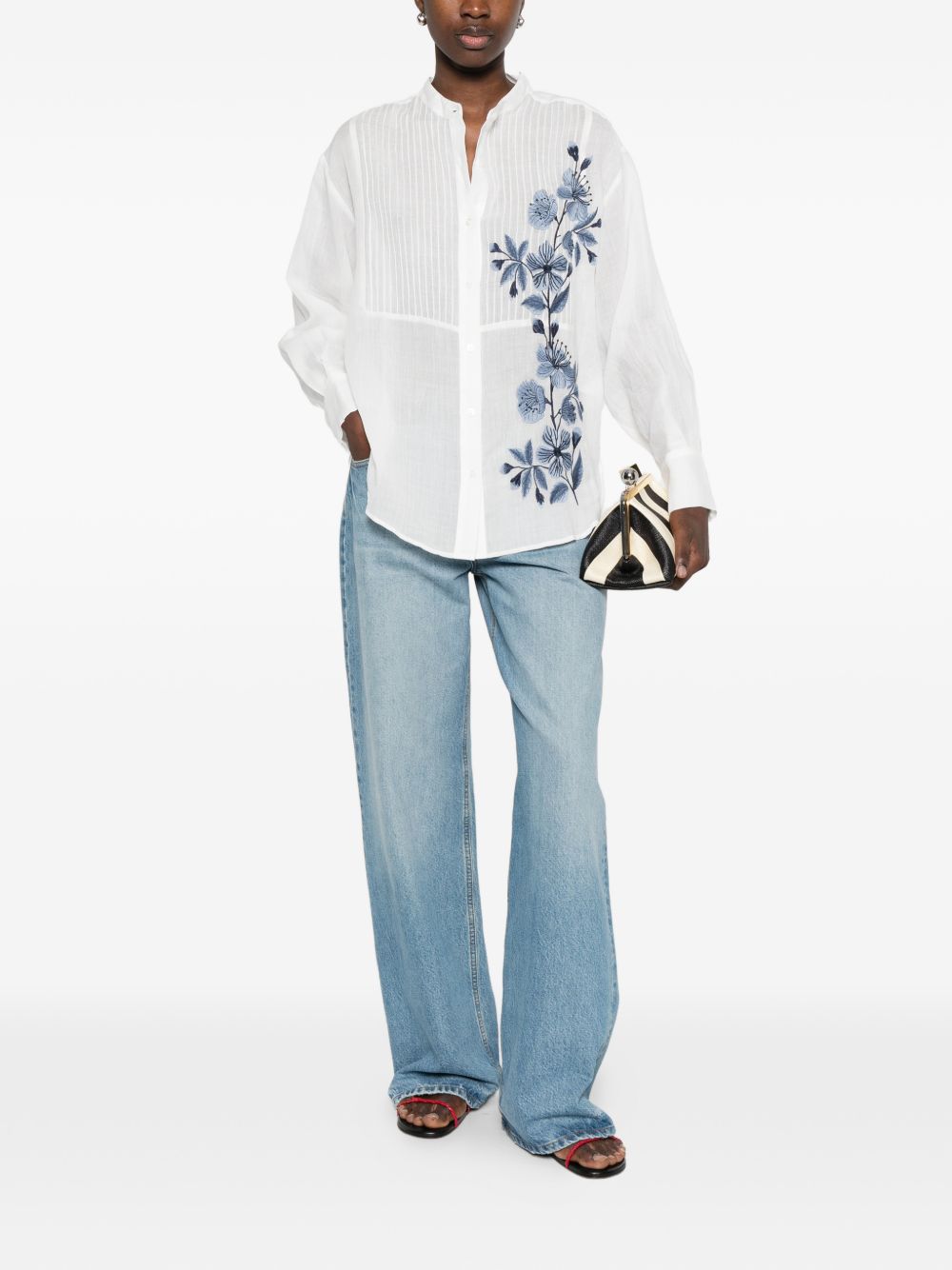 Ermanno Firenze Embroidered shirt