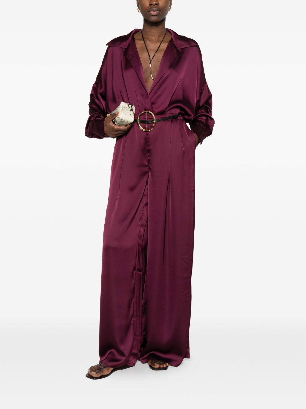 Norma Kamali Trousers Purple