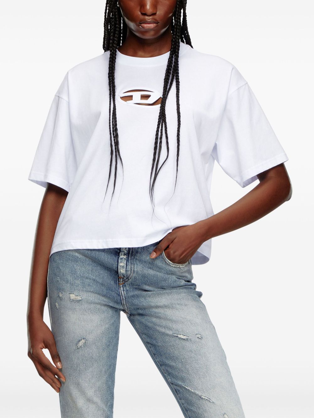 Diesel Cotton boxy t-shirt
