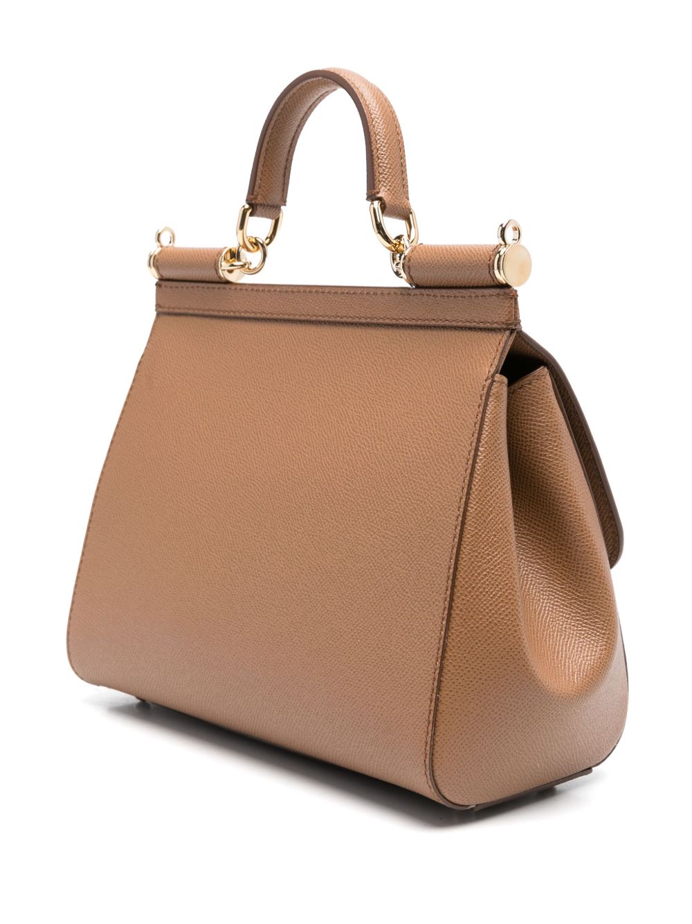 Dolce & Gabbana Sicily Large Handbag In Dauphine Calfskin