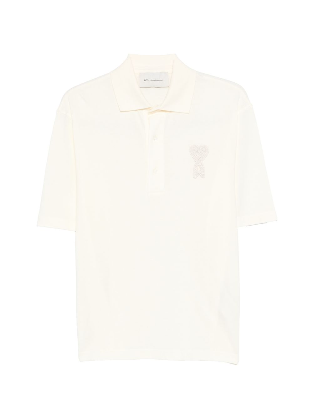 Ami Paris Ami De Couer cotton polo shirt