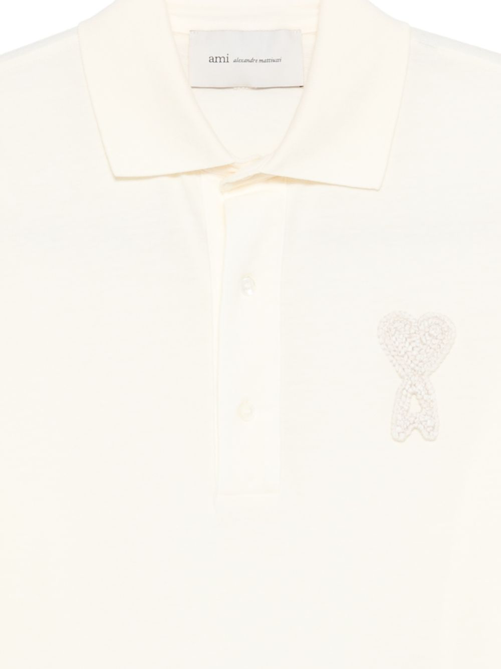Ami Paris Ami De Couer cotton polo shirt