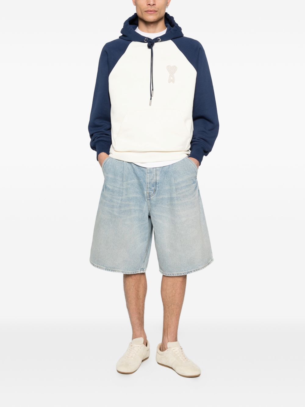 Ami Paris Ami De Coeur cotton hoodie