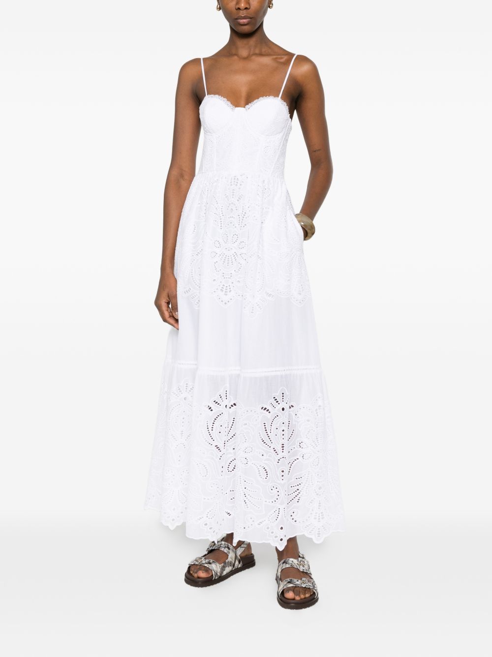Ermanno Firenze Cotton maxi dress