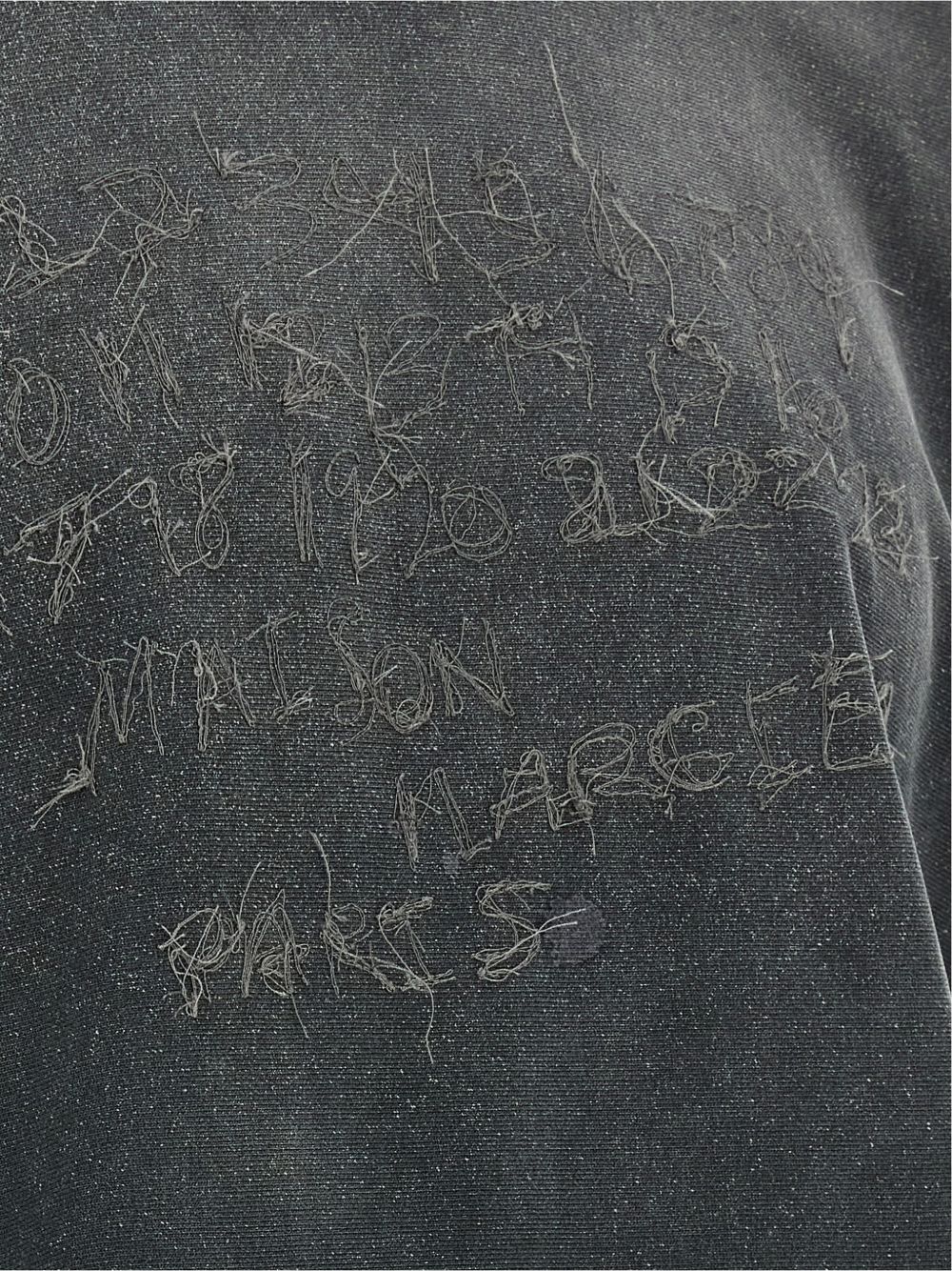 Maison Margiela Logo cotton hoodie