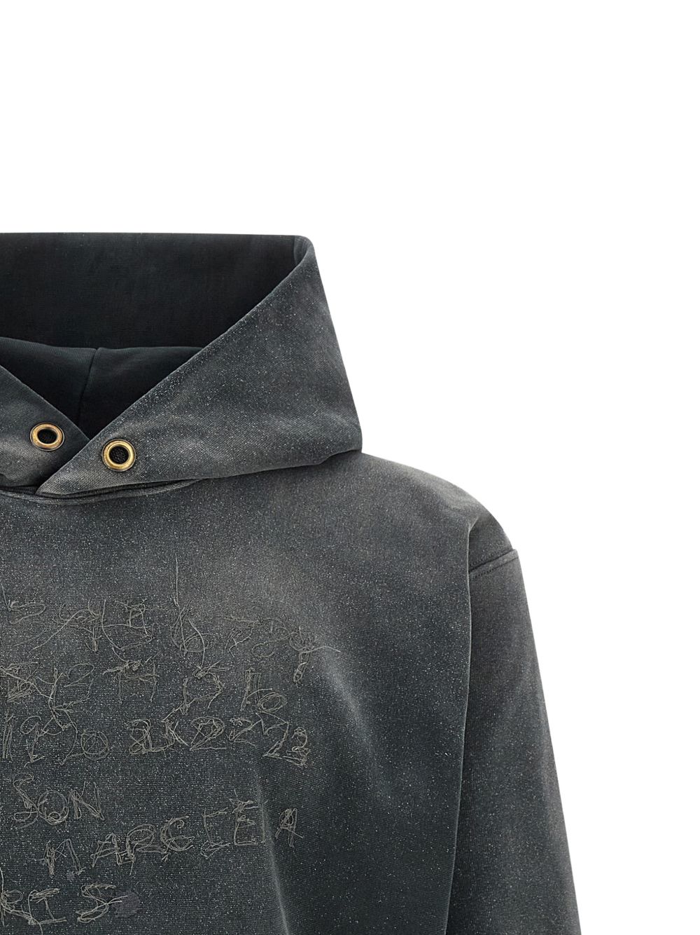 Maison Margiela Logo cotton hoodie