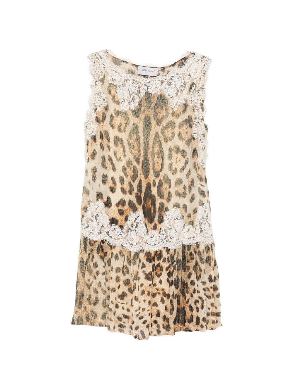 Ermanno Firenze Leopard print mini dress