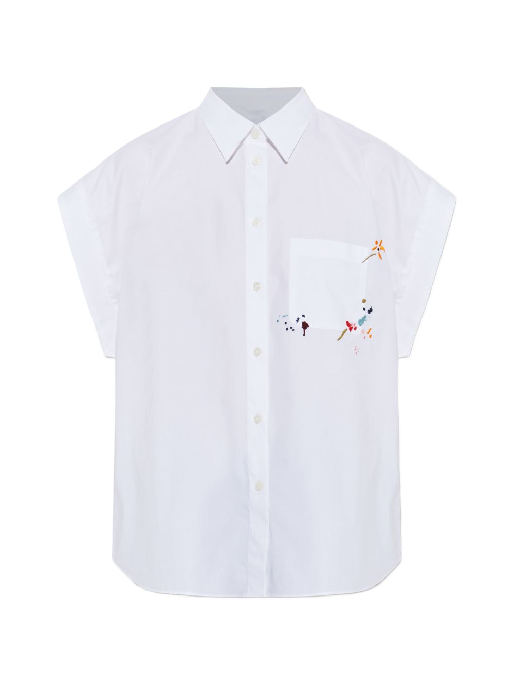 Paul Smith Embroidered cotton shirt