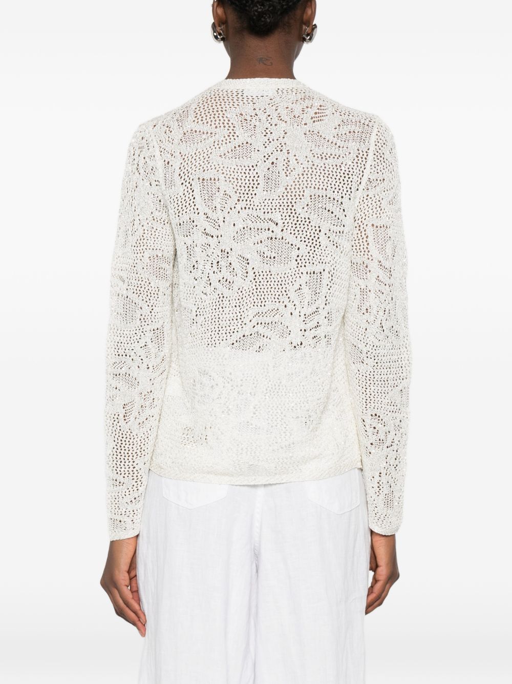 Fabiana Filippi Openwork cardigan