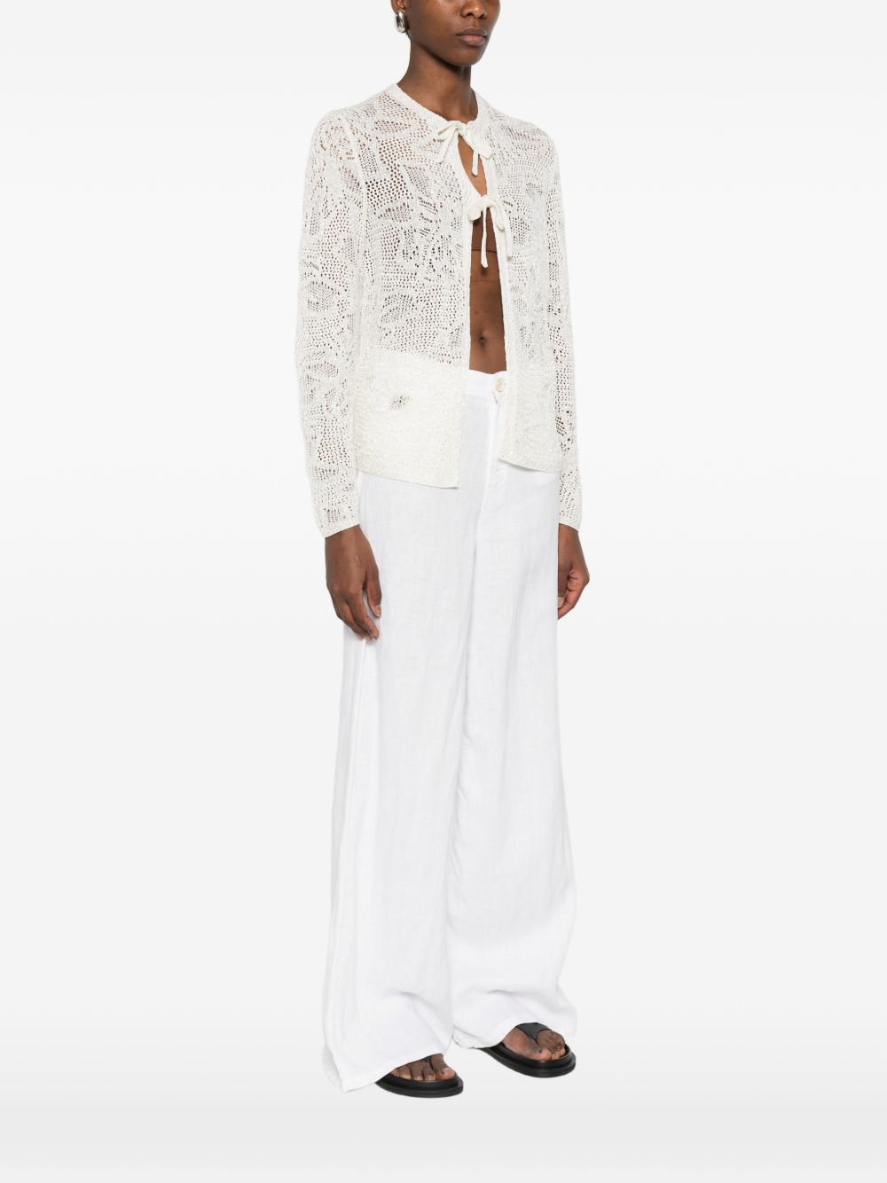 Fabiana Filippi Openwork cardigan