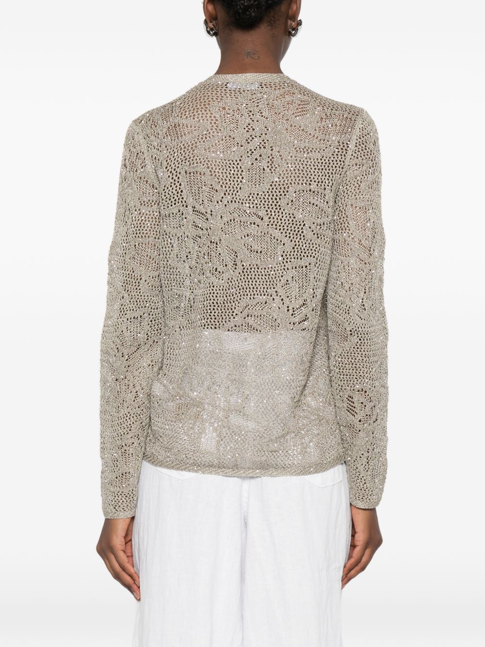Fabiana Filippi Openwork cardigan