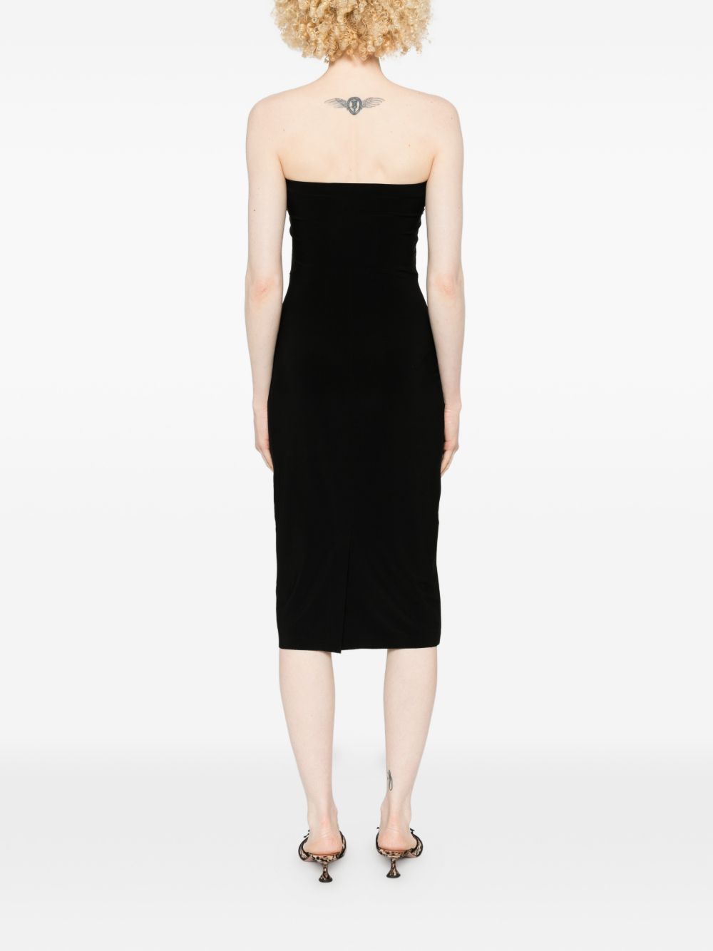 Norma Kamali Strapless midi dress
