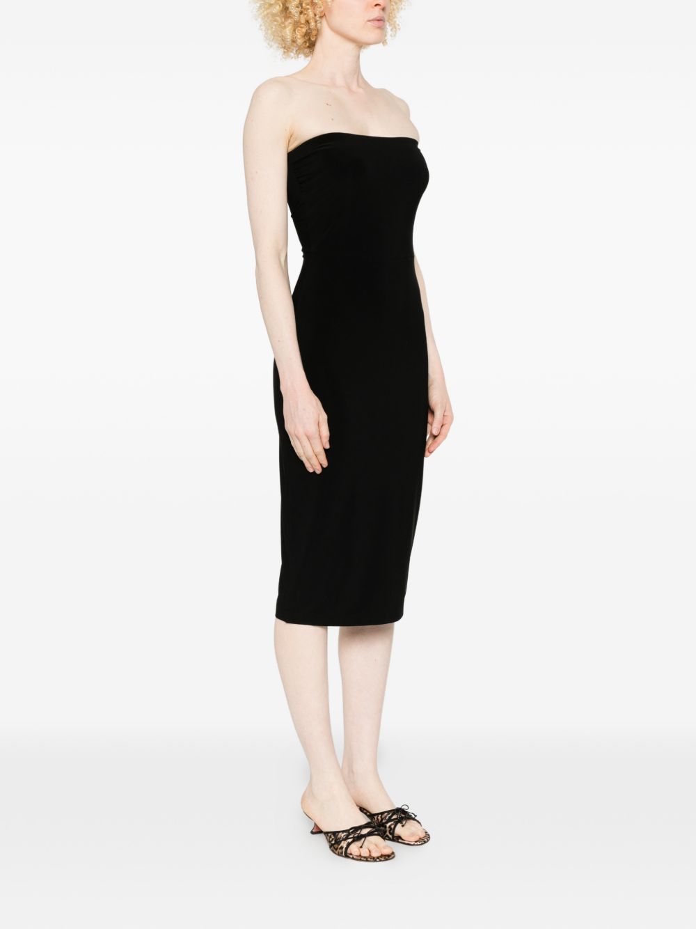 Norma Kamali Strapless midi dress