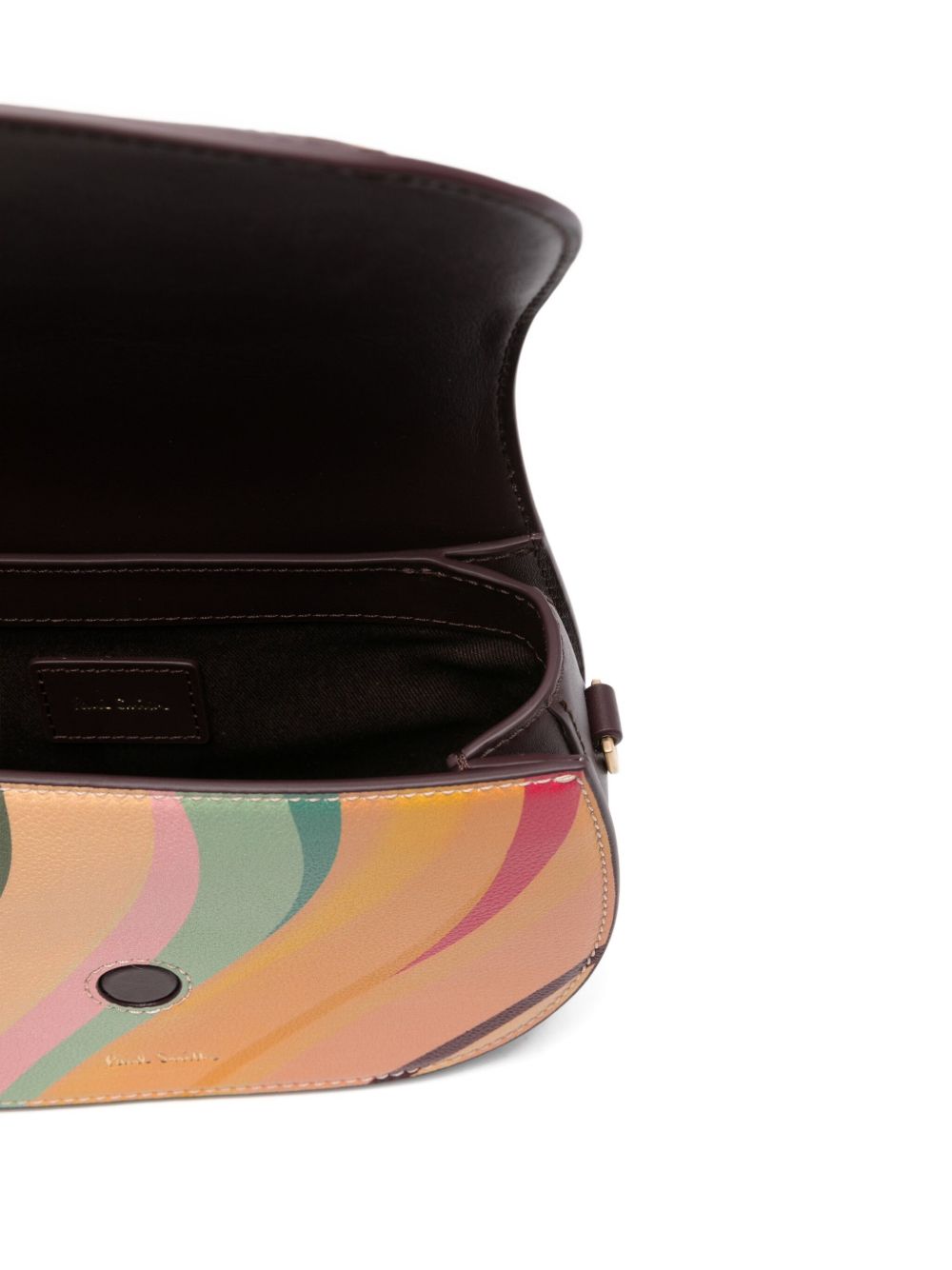 Paul Smith 'dusky Swirl' Leather Saddle Bag