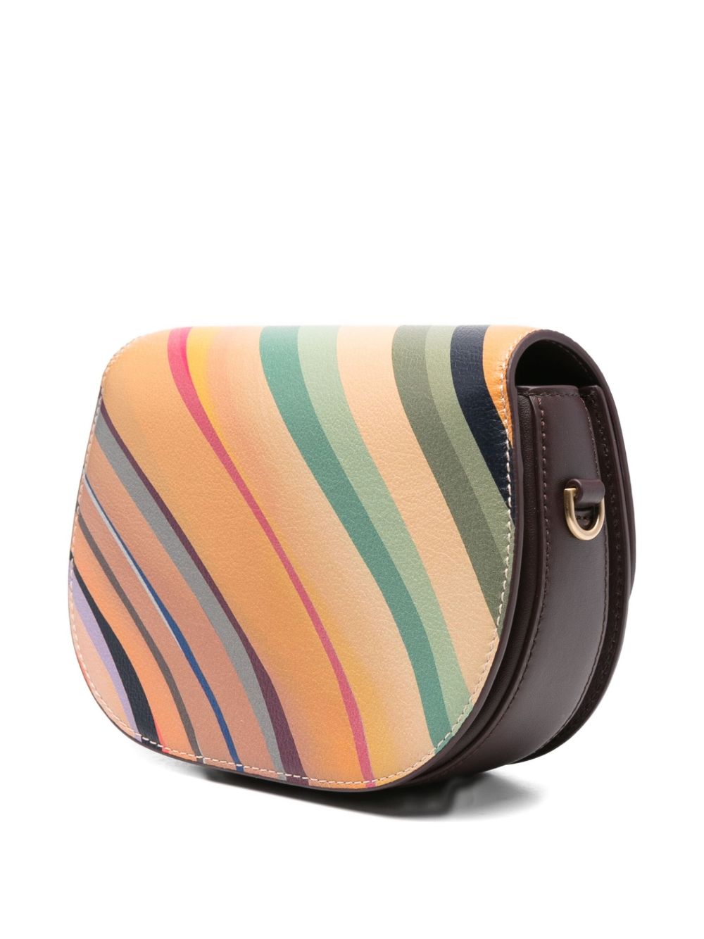 Paul Smith 'dusky Swirl' Leather Saddle Bag