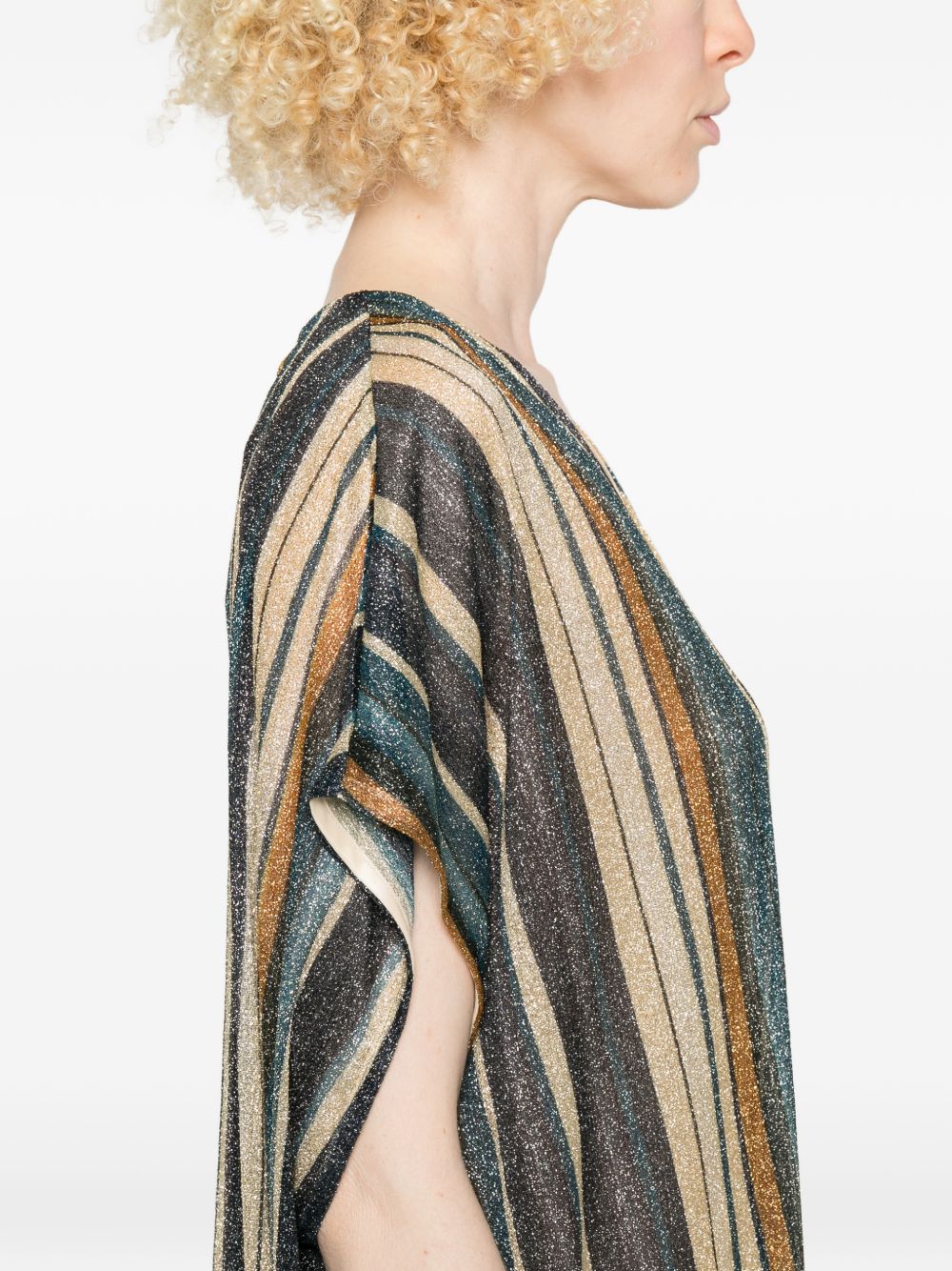 Siyu Zoe striped kaftan dress