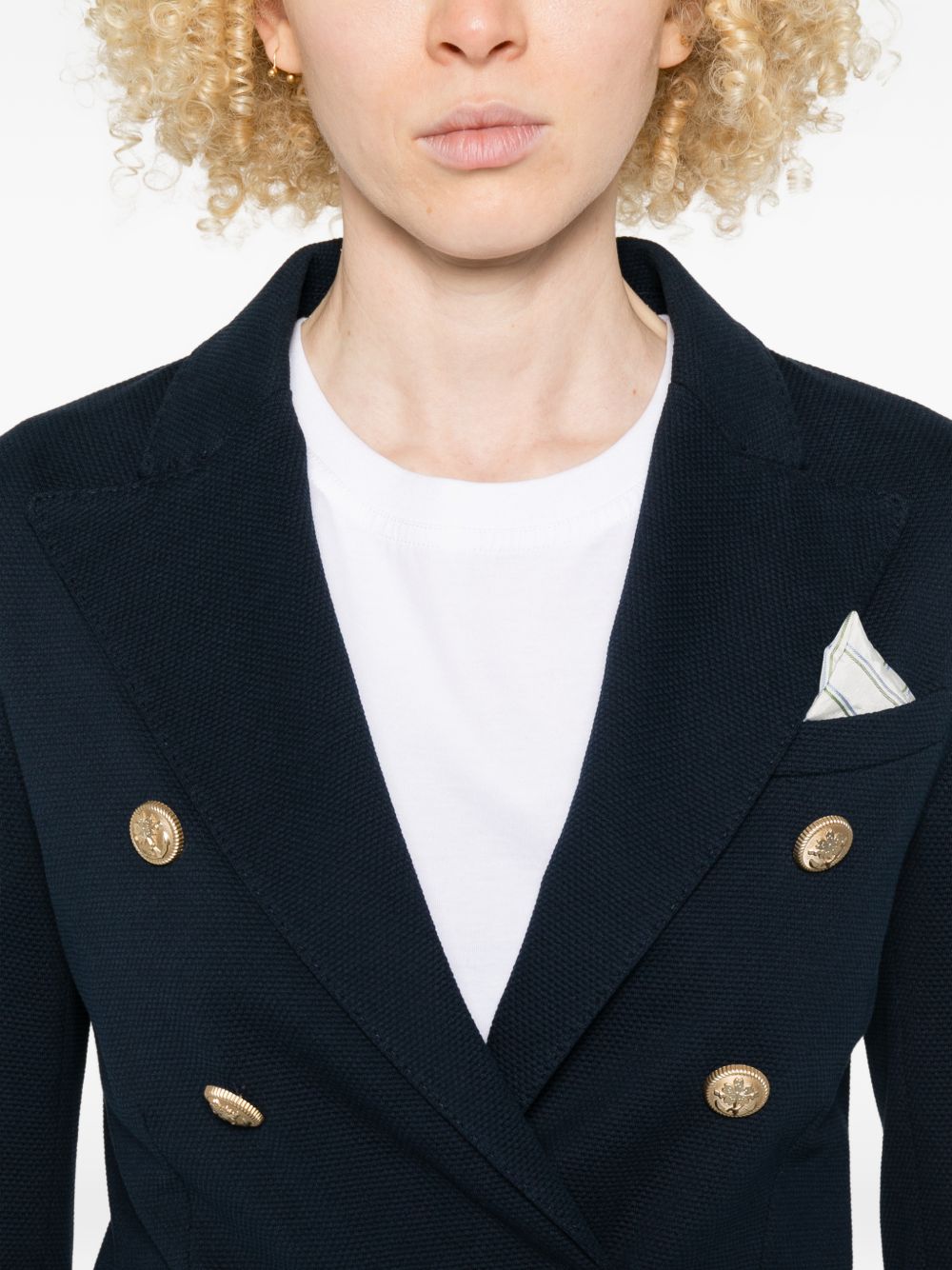 Circolo 1901 Cotton double-breasted jacket