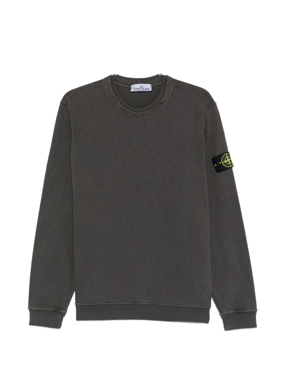 Stone Island Logo cotton crewneck sweatshirt