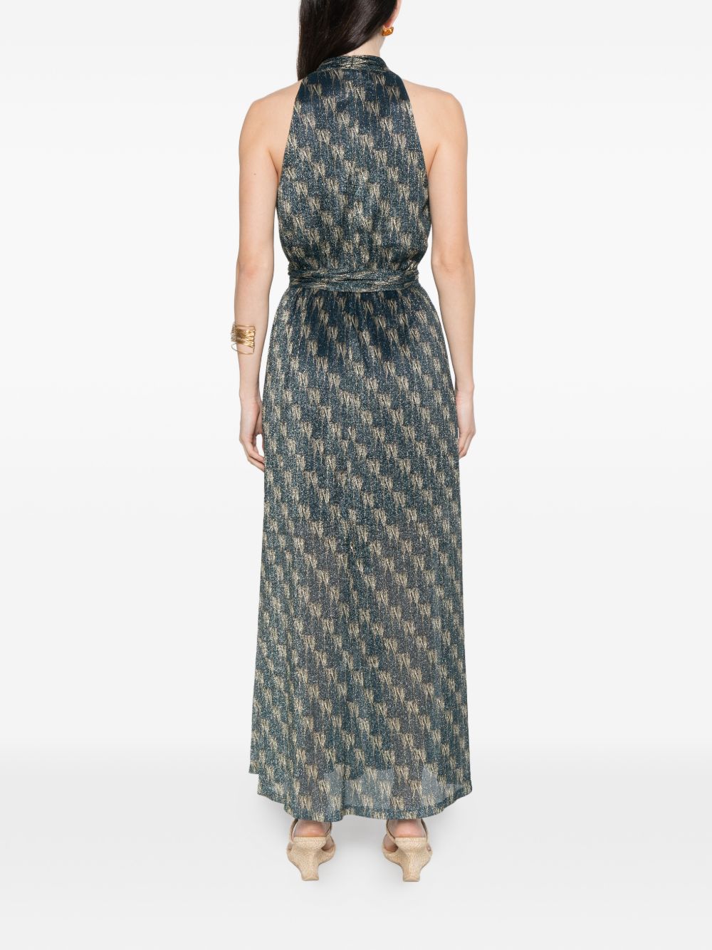 Siyu V-neck Ars long dress