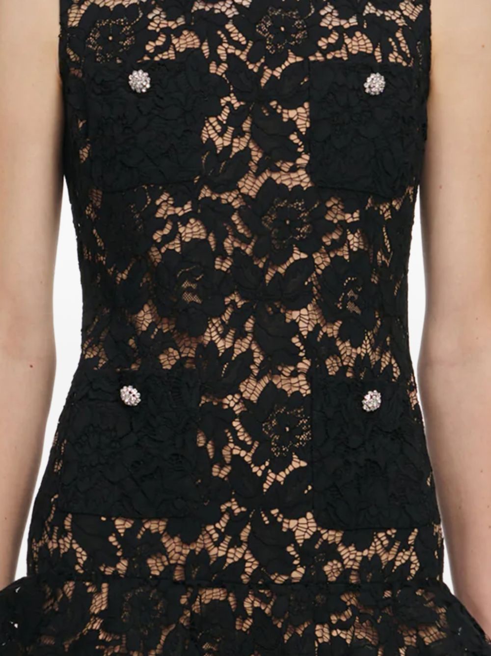 Self-Portrait Lace mini dress