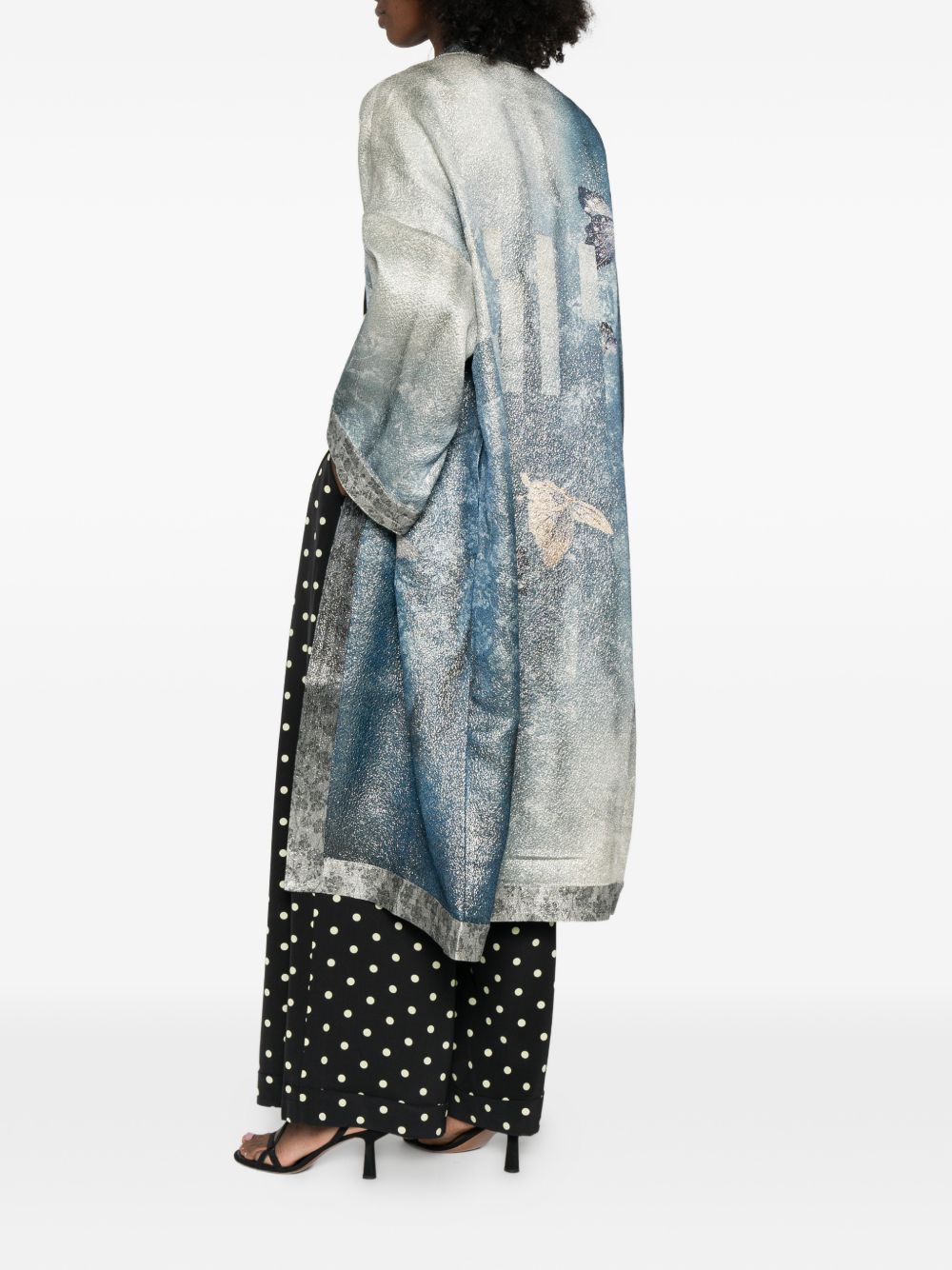 Pierre Louis Mascia Printed kimono jacket