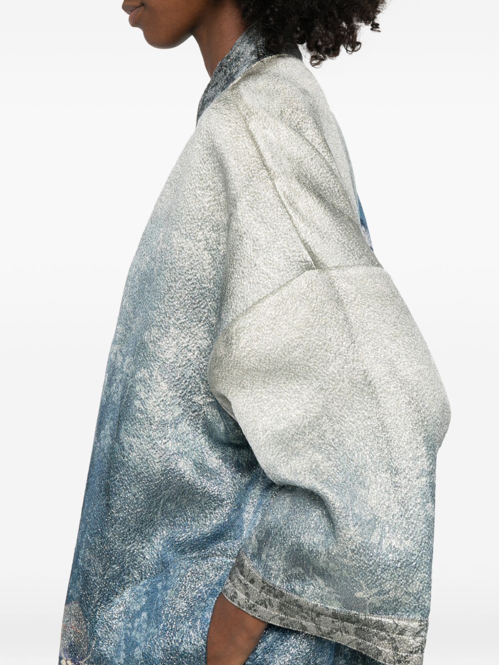 Pierre Louis Mascia Printed kimono jacket