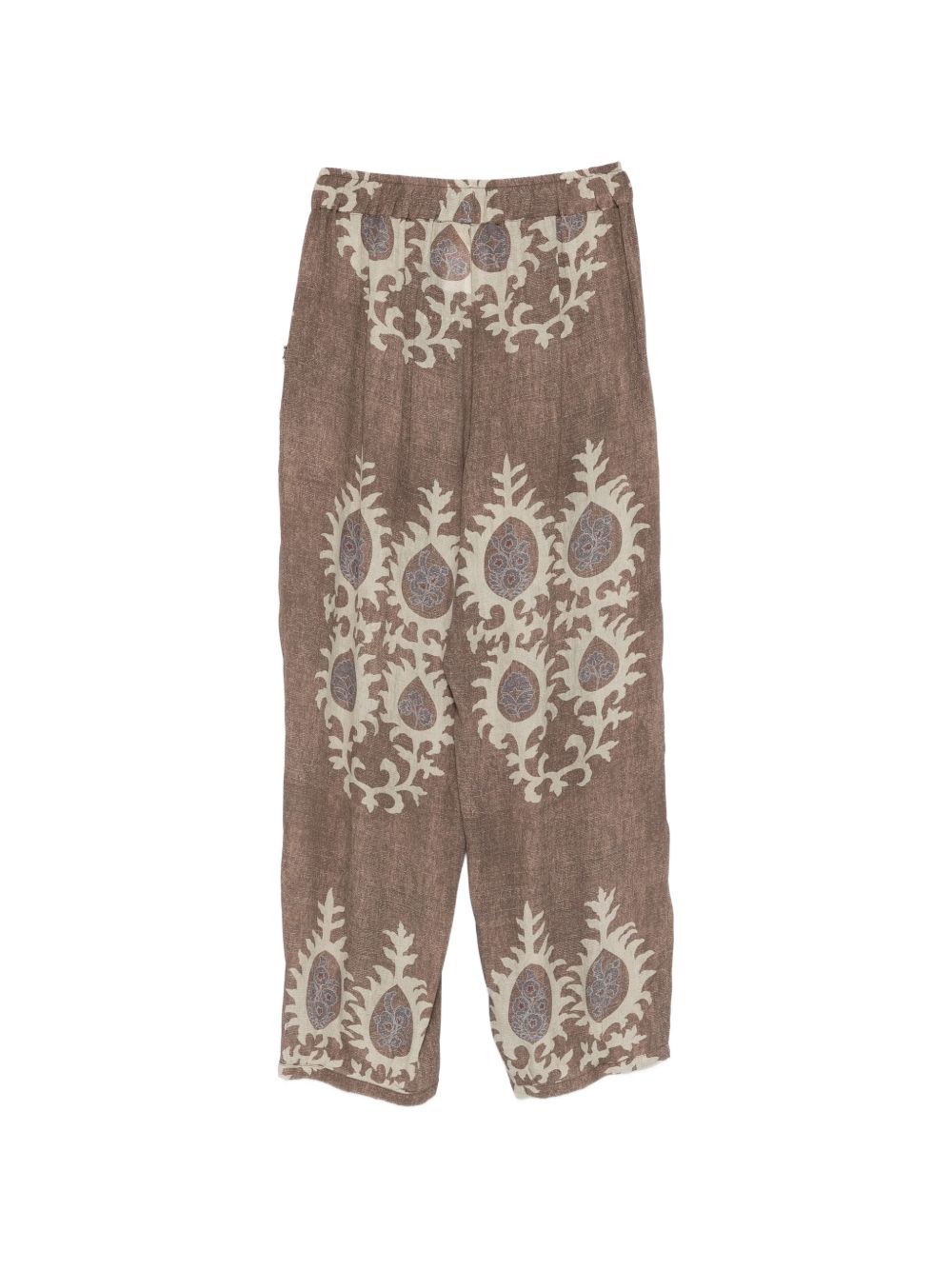 Bazar Deluxe Printed wide-leg trousers