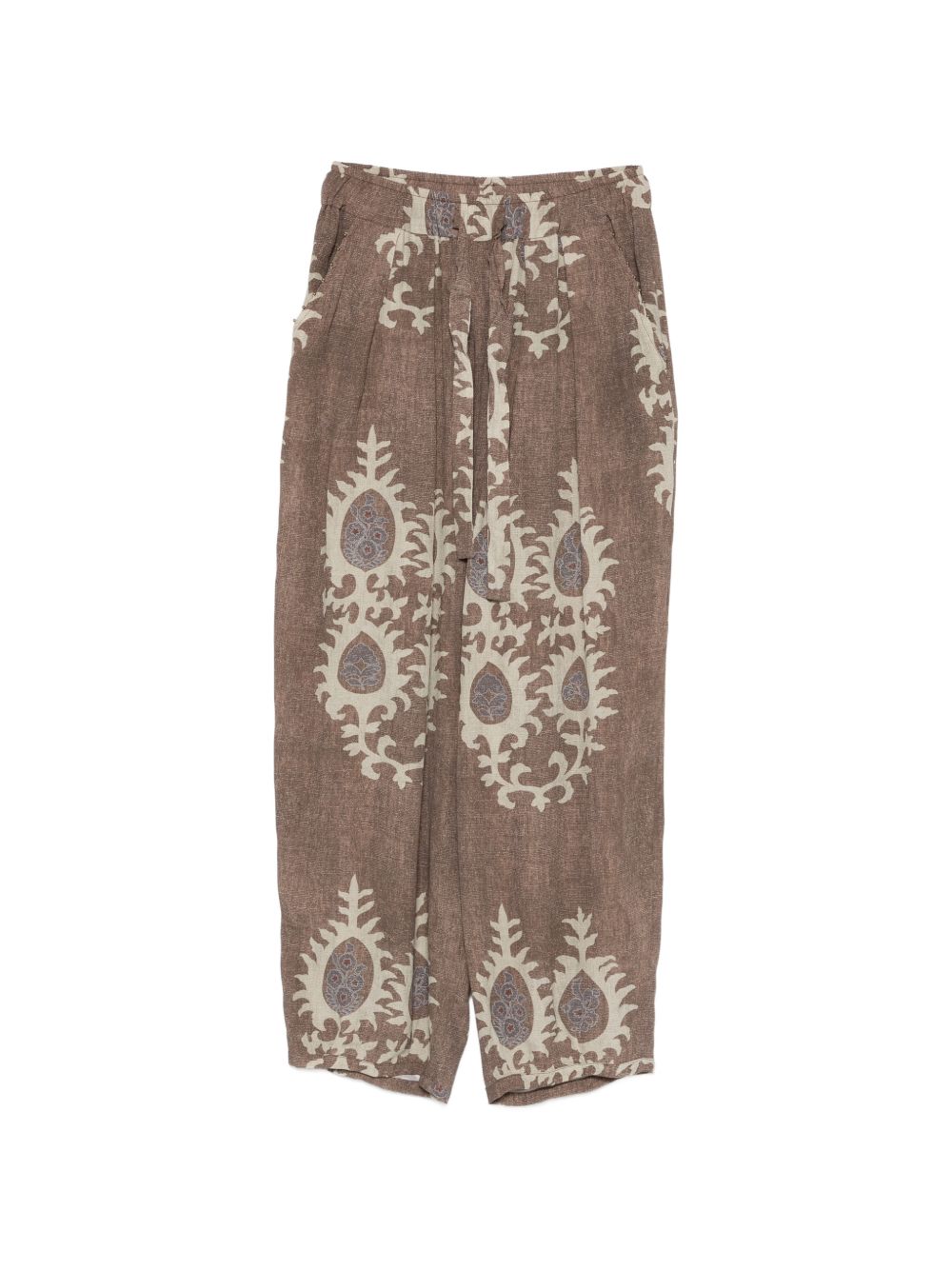Bazar Deluxe Printed wide-leg trousers
