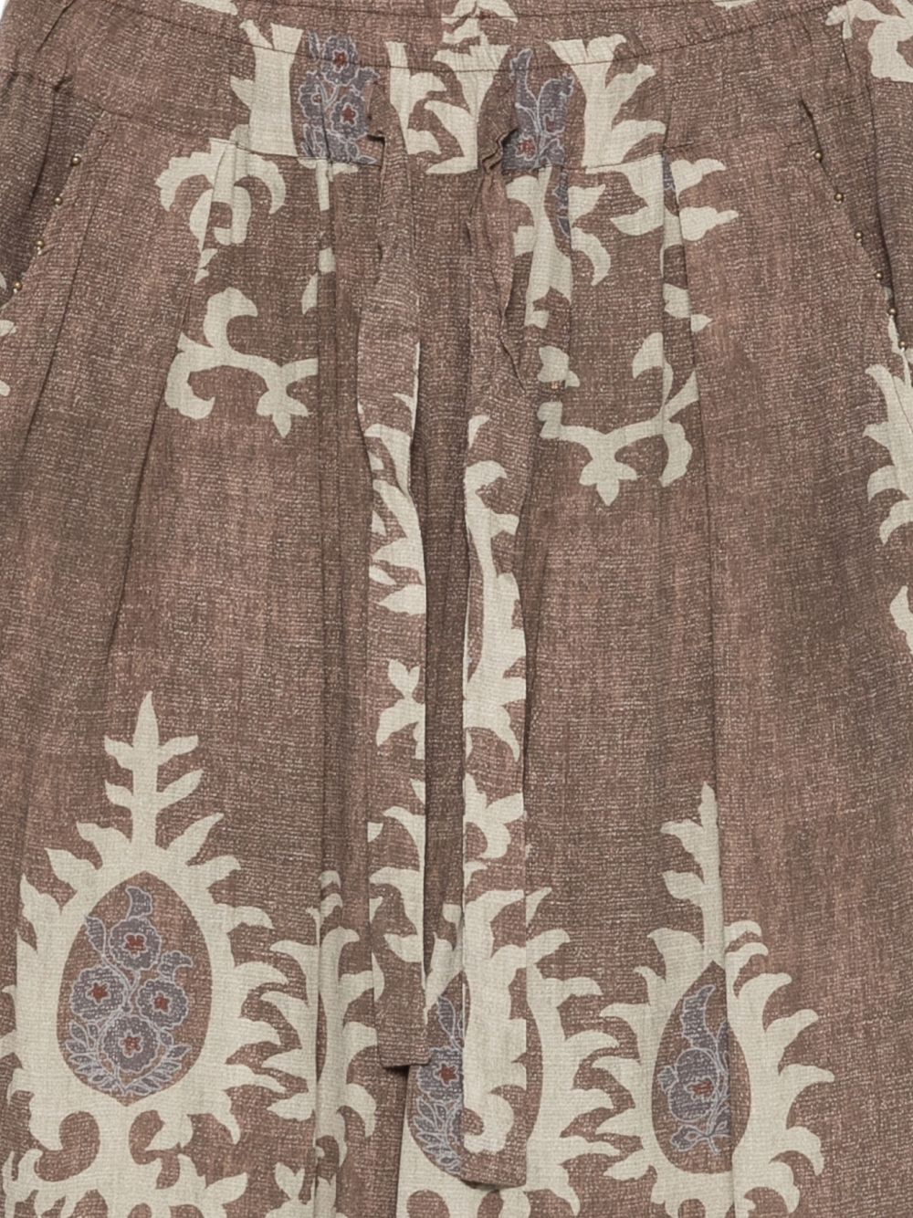Bazar Deluxe Printed wide-leg trousers