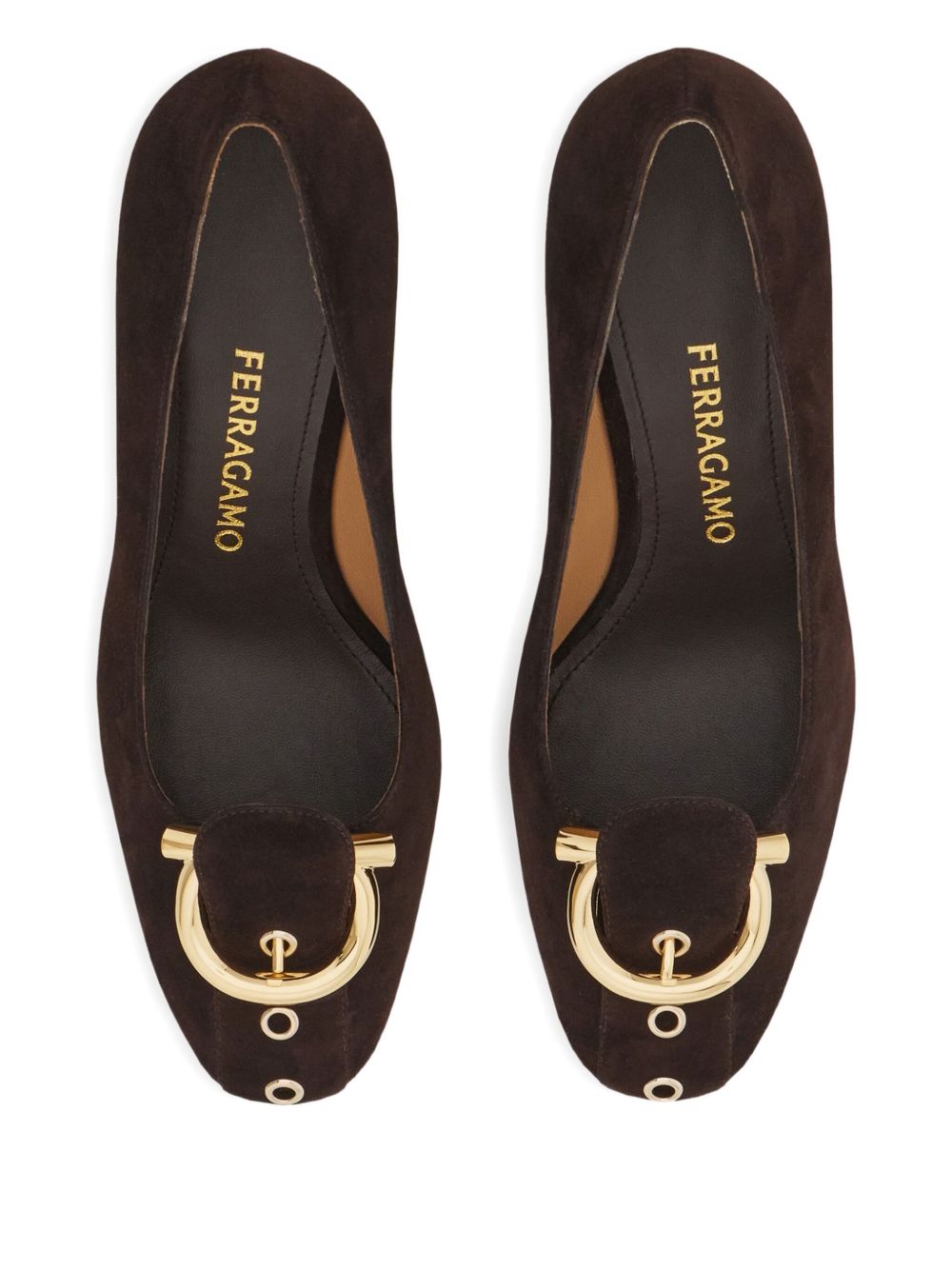 Ferragamo With Heel Brown