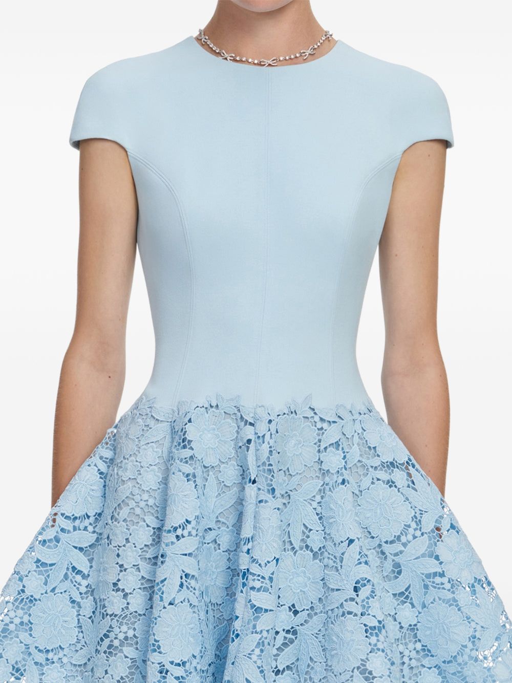Self-Portrait Lace skirt mini dress