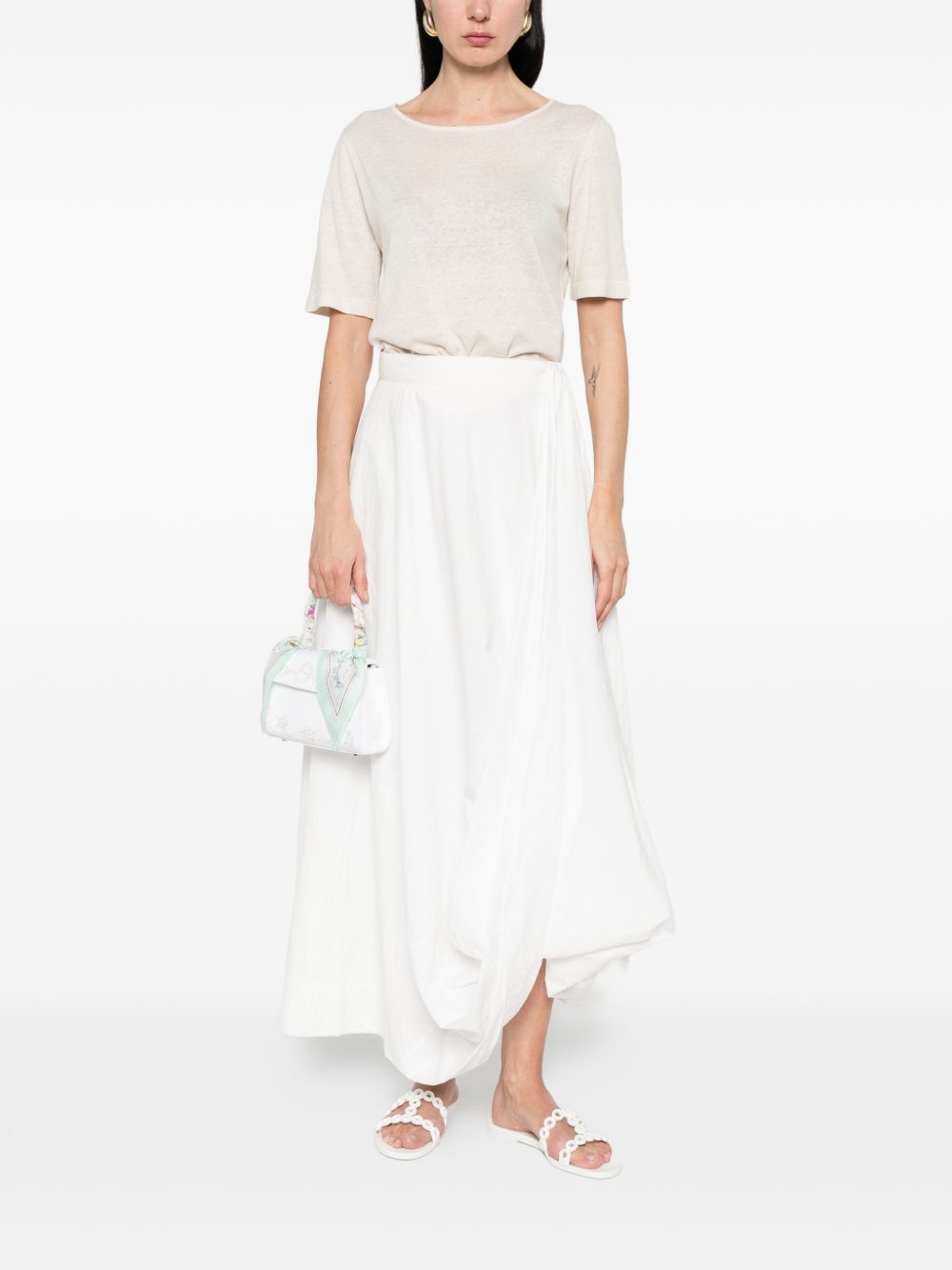Base Linen and cotton blend sweater