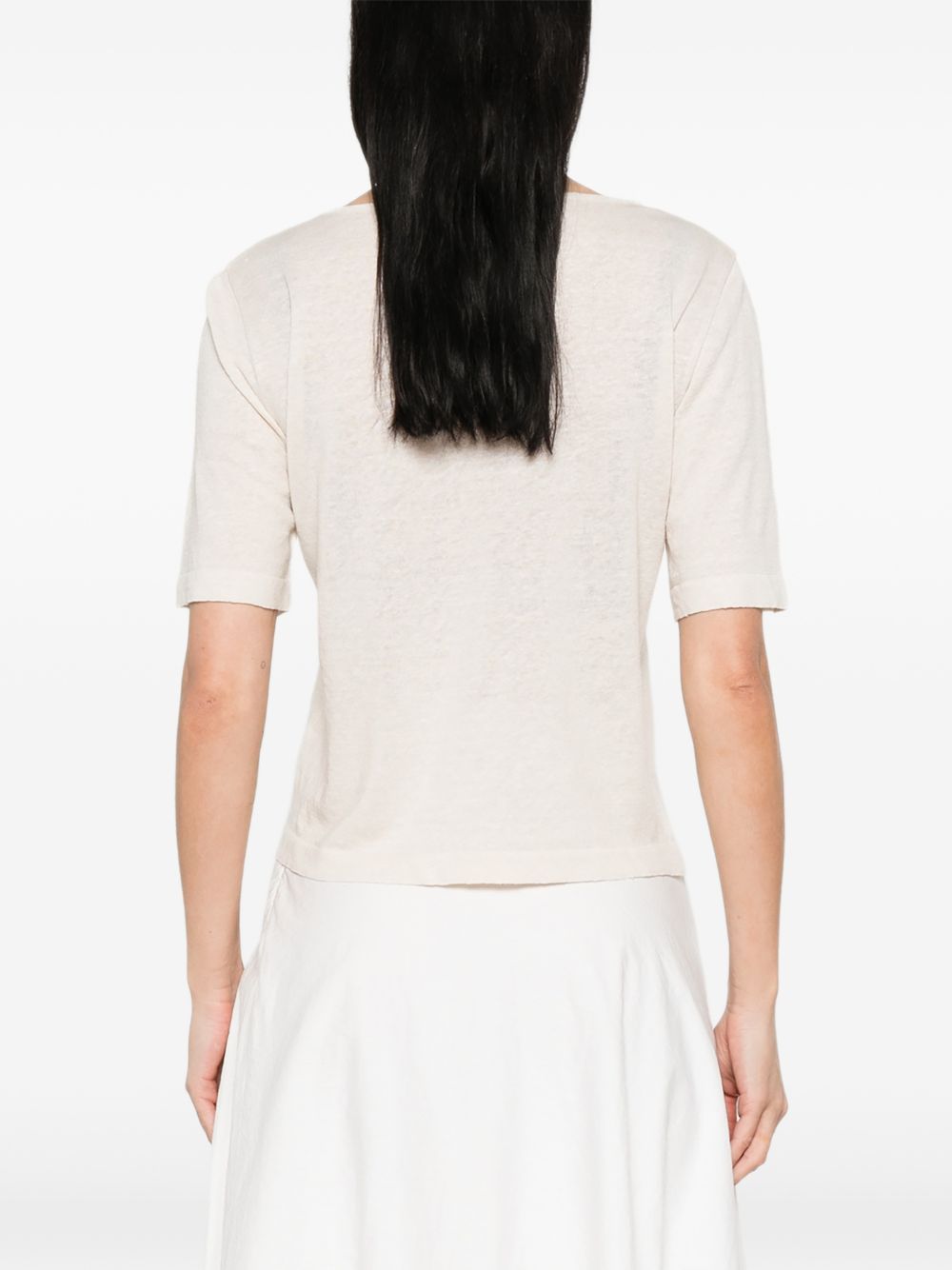 Base Linen and cotton blend sweater