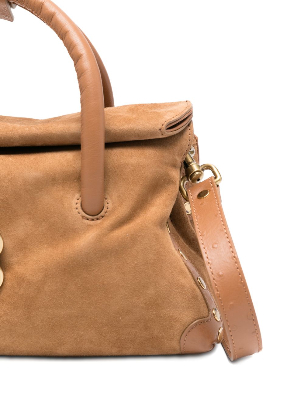 Zanellato Dotta Brown Leather Handbag
