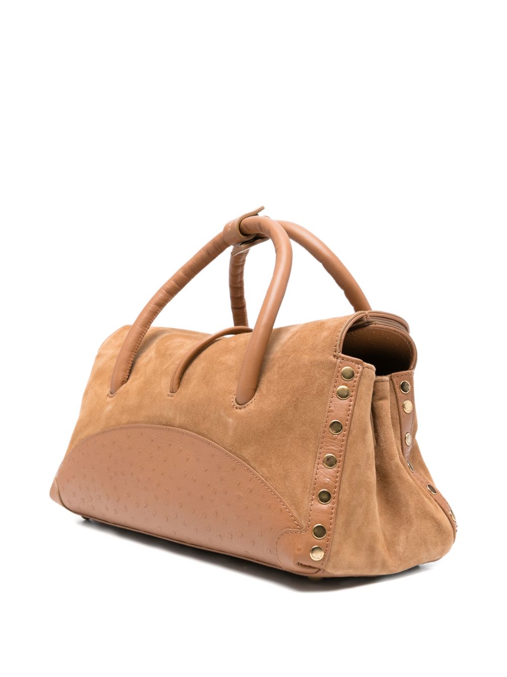 Zanellato Dotta Brown Leather Handbag