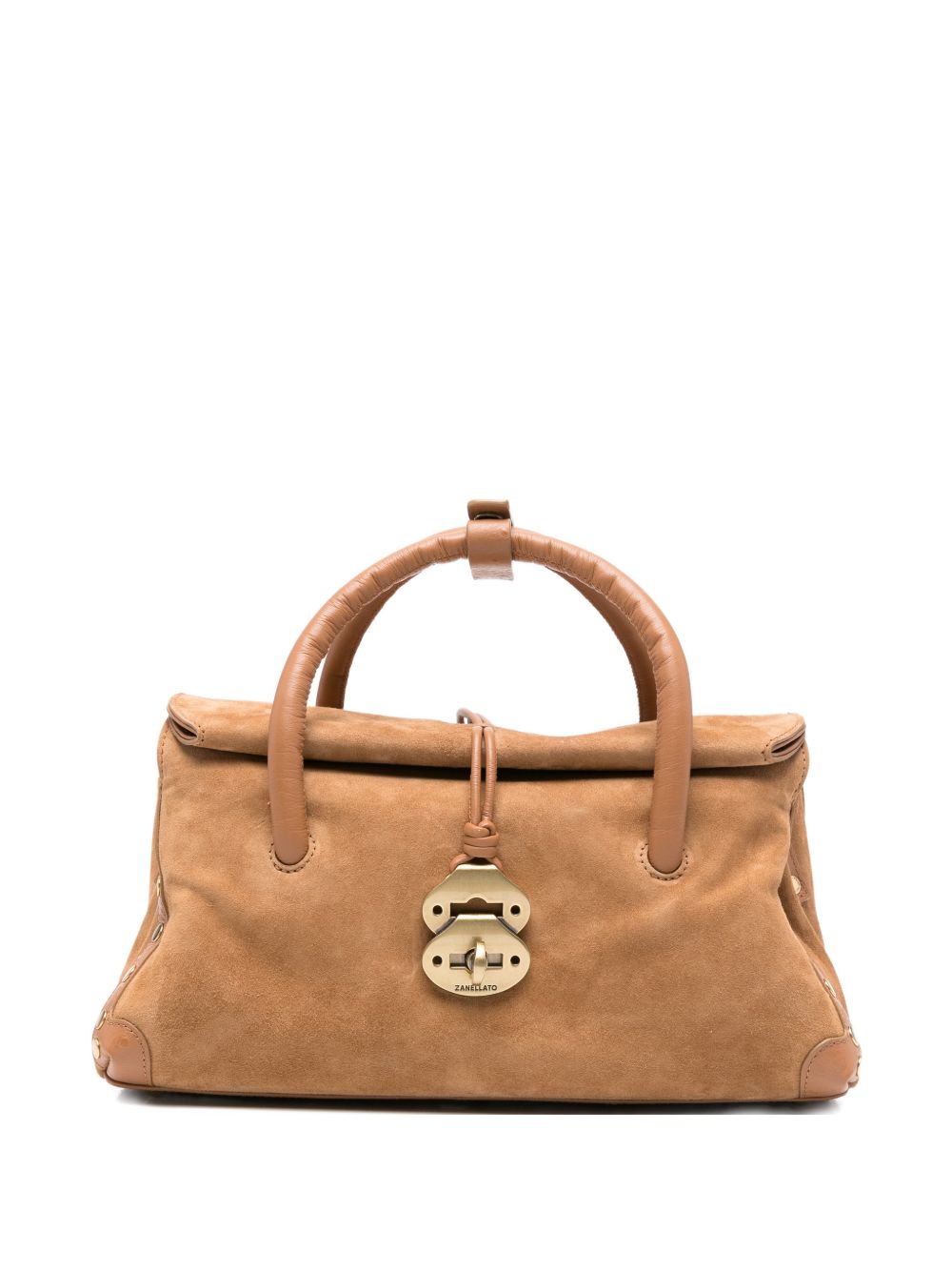 Zanellato Dotta Brown Leather Handbag