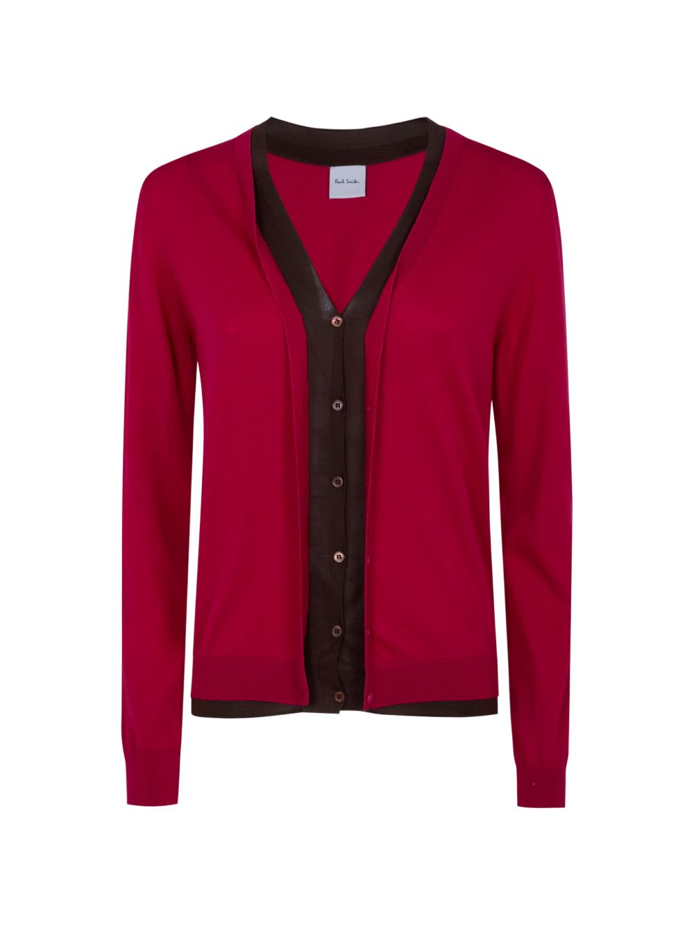 Paul Smith V-neck button fastening long sleeves cotton Cotton cardigan
