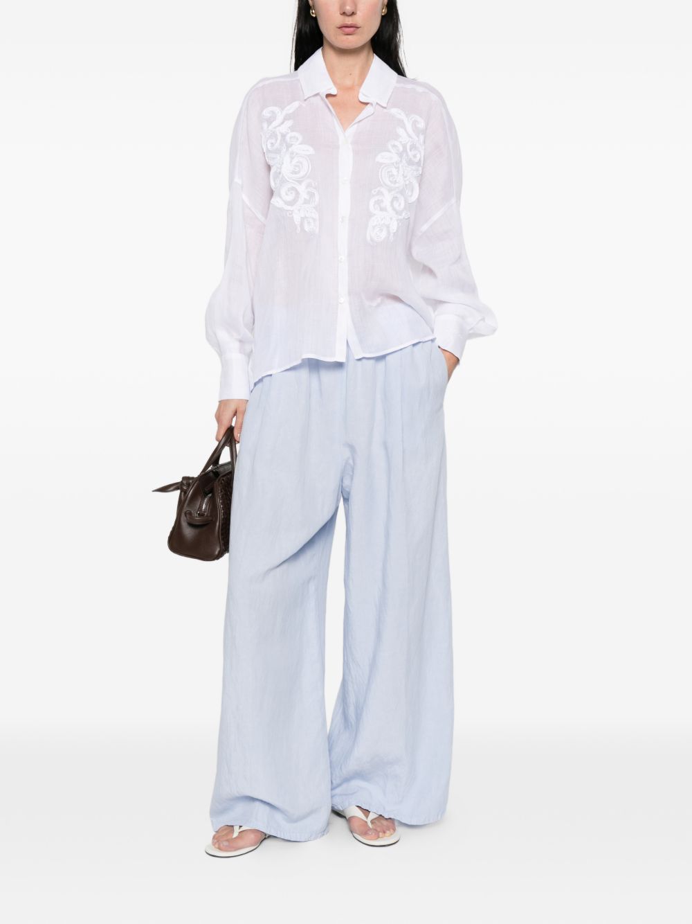 Ermanno Firenze Embrodiered shirt