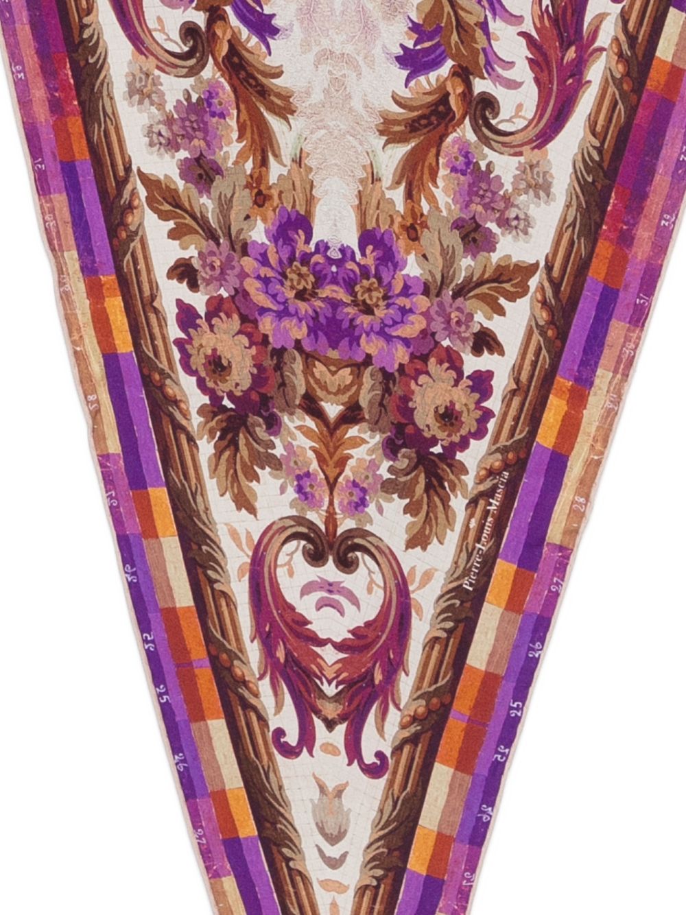 Pierre Louis Mascia Printed silk scarf