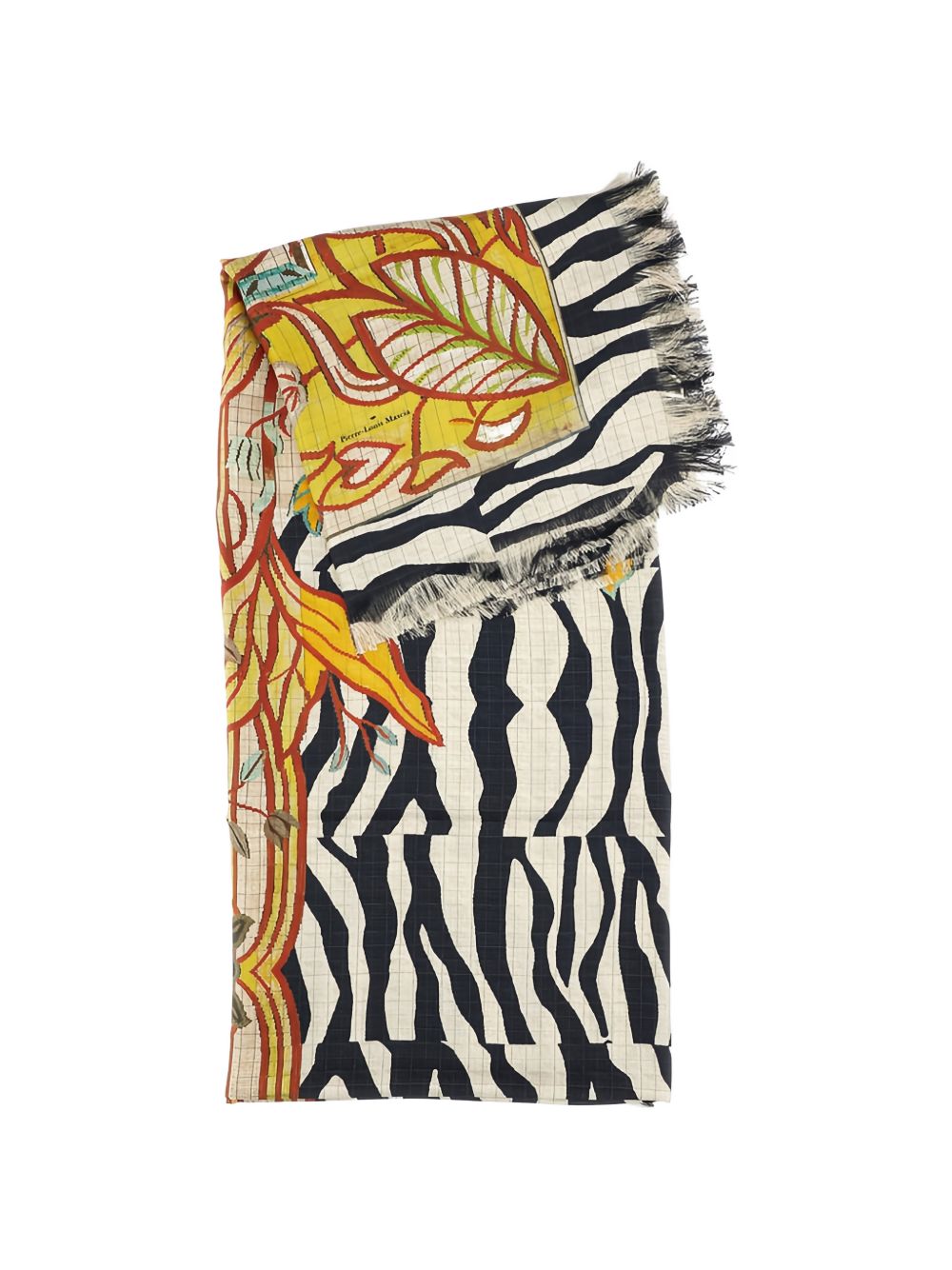 Pierre Louis Mascia Printed silk scarf
