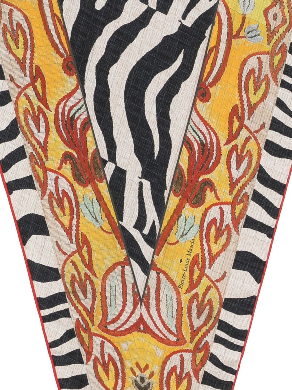 Pierre Louis Mascia Printed silk scarf
