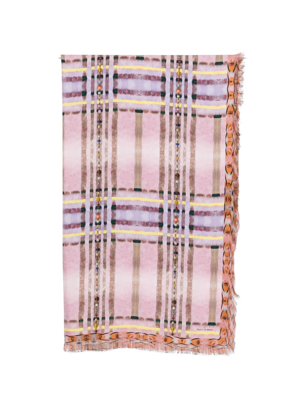 Pierre Louis Mascia Printed silk scarf
