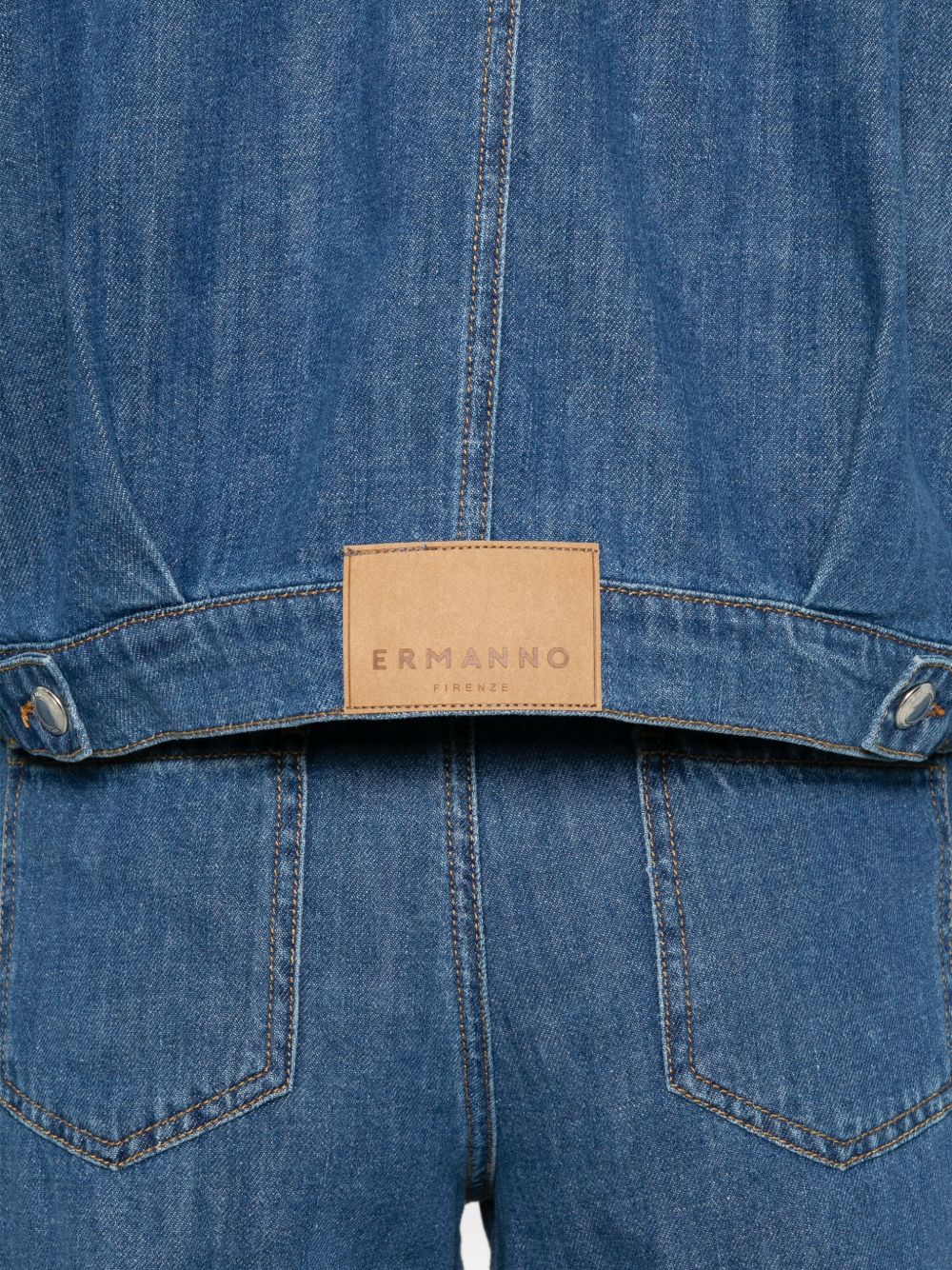 Ermanno Firenze Embroidered denim jacket