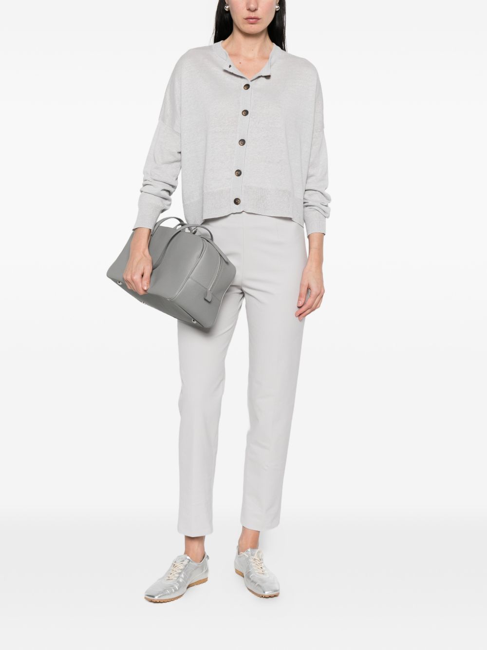 Base Linen and cotton blend cardigan