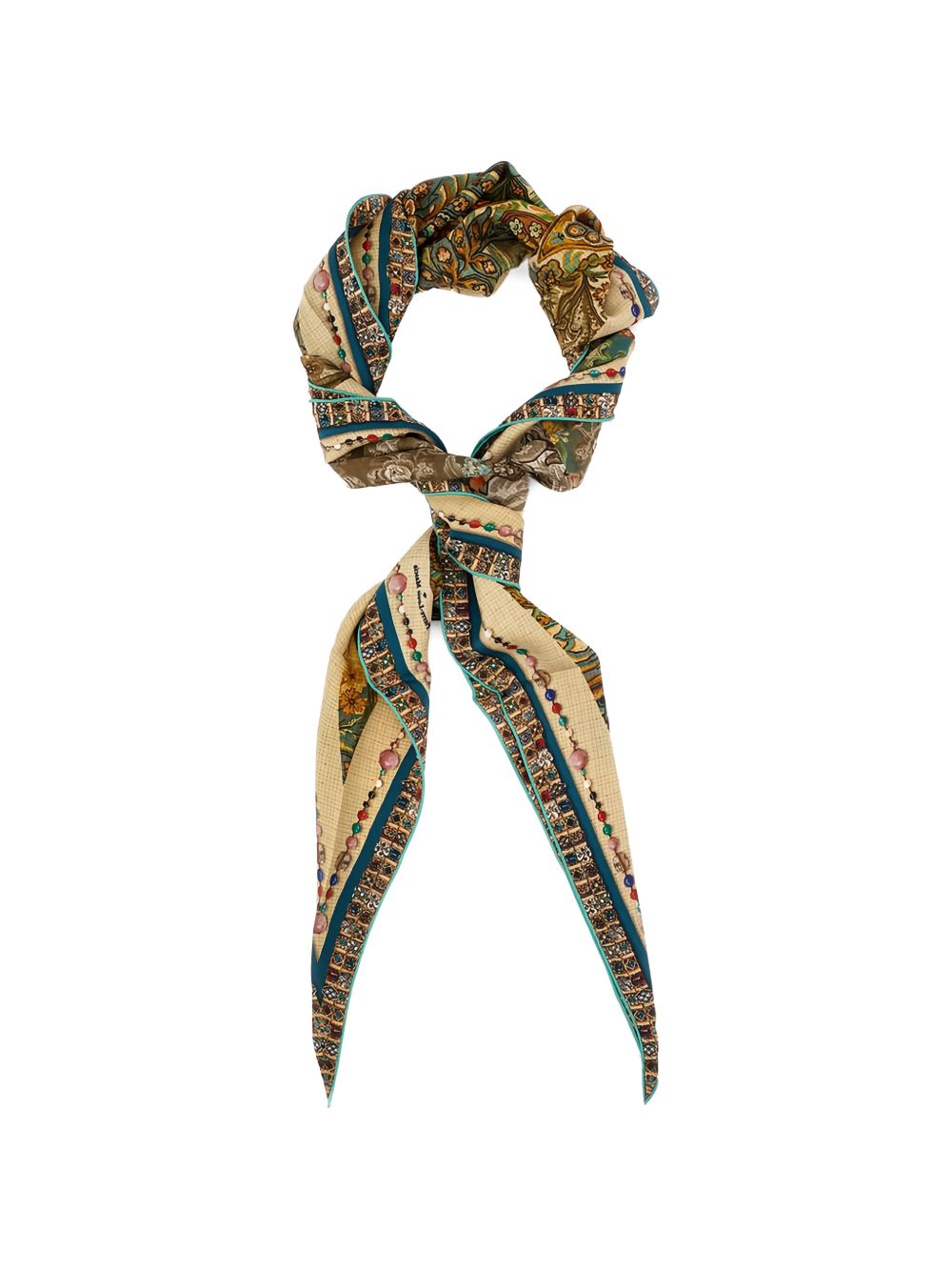 Pierre Louis Mascia Printed silk scarf