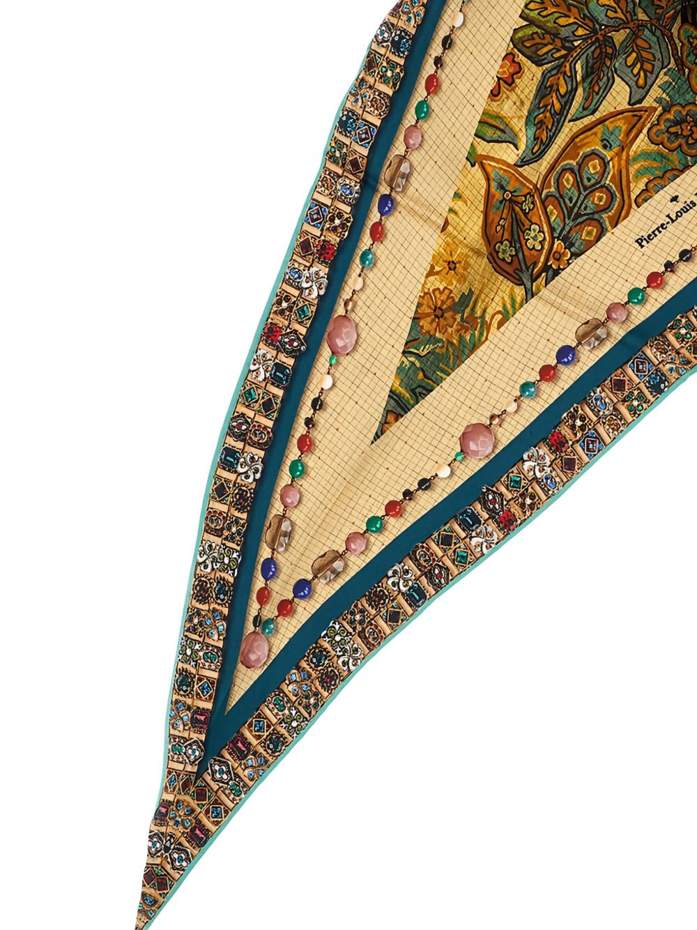 Pierre Louis Mascia Printed silk scarf